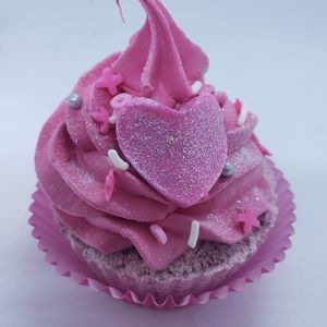 Cupcake Bathbomb w/ Soapy Frosting Valentines Day